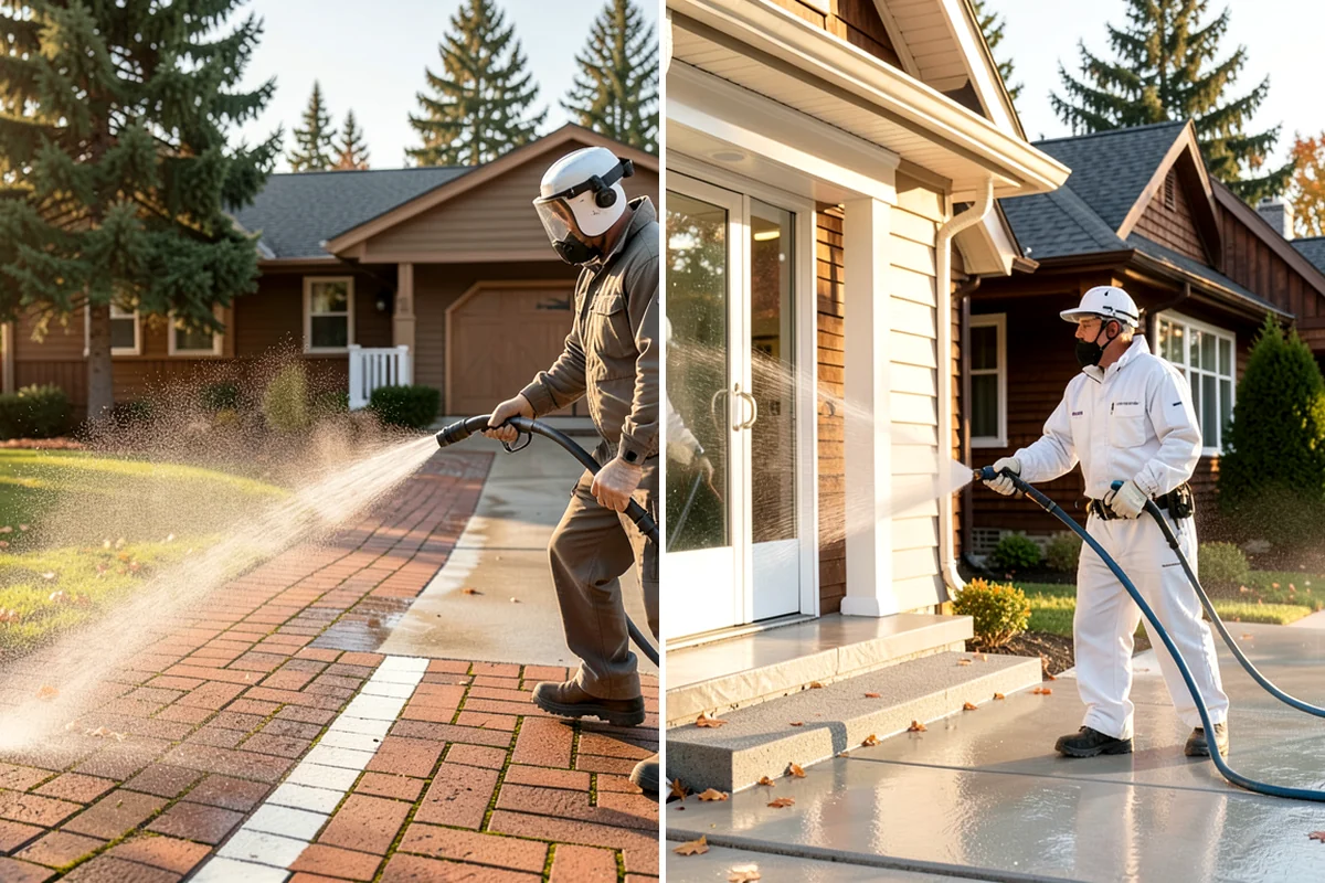 Outdoor Cushion Cleaning in Puyallup, Pierce County, WA - Vacuum loose debris and pretreat visible mildew spots