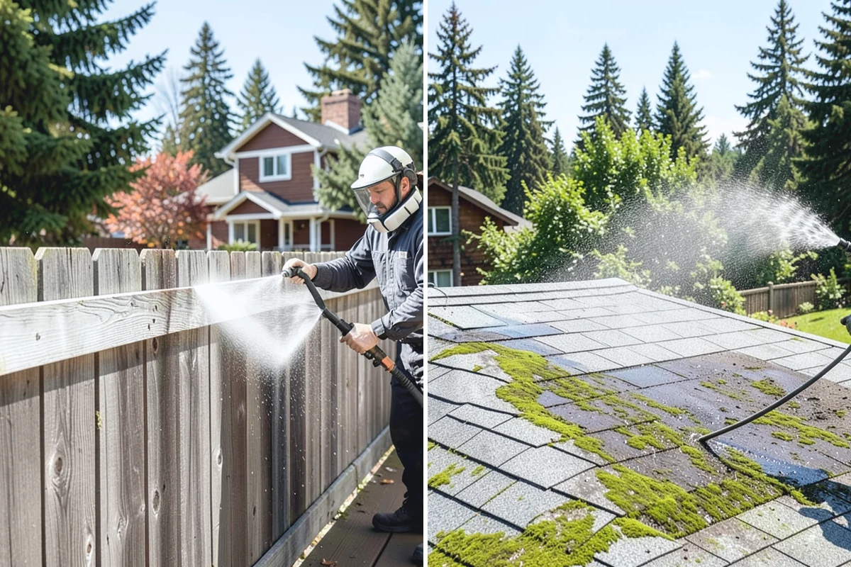 Outdoor Cushion Cleaning in Redmond, King County, WA - Vacuum loose debris and pretreat visible mildew spots