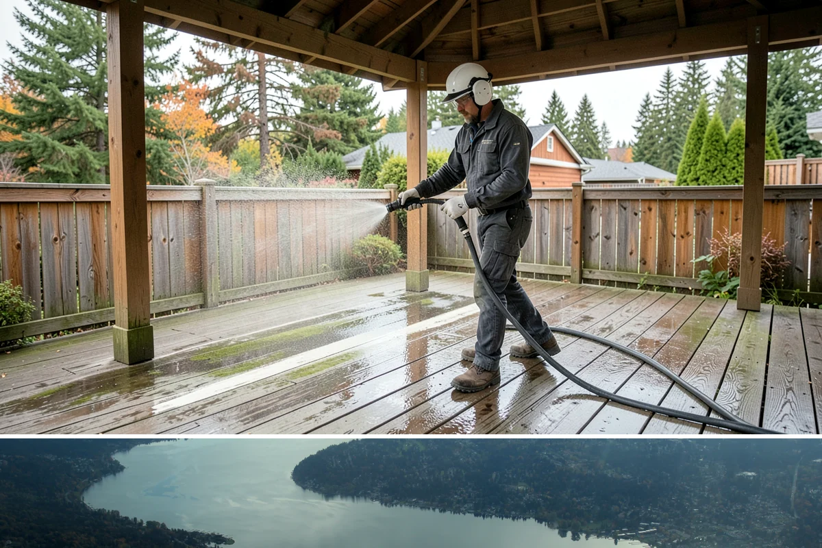 Outdoor Cushion Cleaning in Sammamish, King County, WA - Schedule cushion cleaning in early summer when several dry days in a row make thorough air-drying realistic.