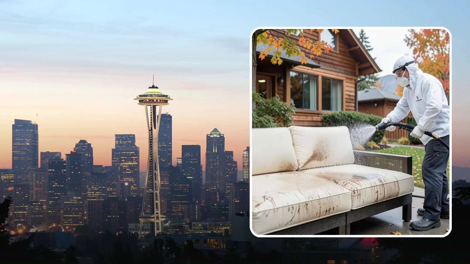 Outdoor Cushion Cleaning in Seattle, King County, WA - We wash, sanitize, and dry outdoor cushions to pull out the mustiness that settles in during long PNW wet seasons.