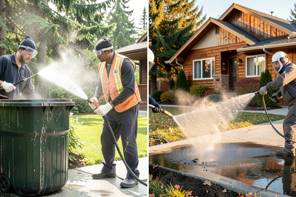 Outdoor Cushion Cleaning in Seattle, King County, WA - Vacuum loose debris and pretreat visible mildew spots