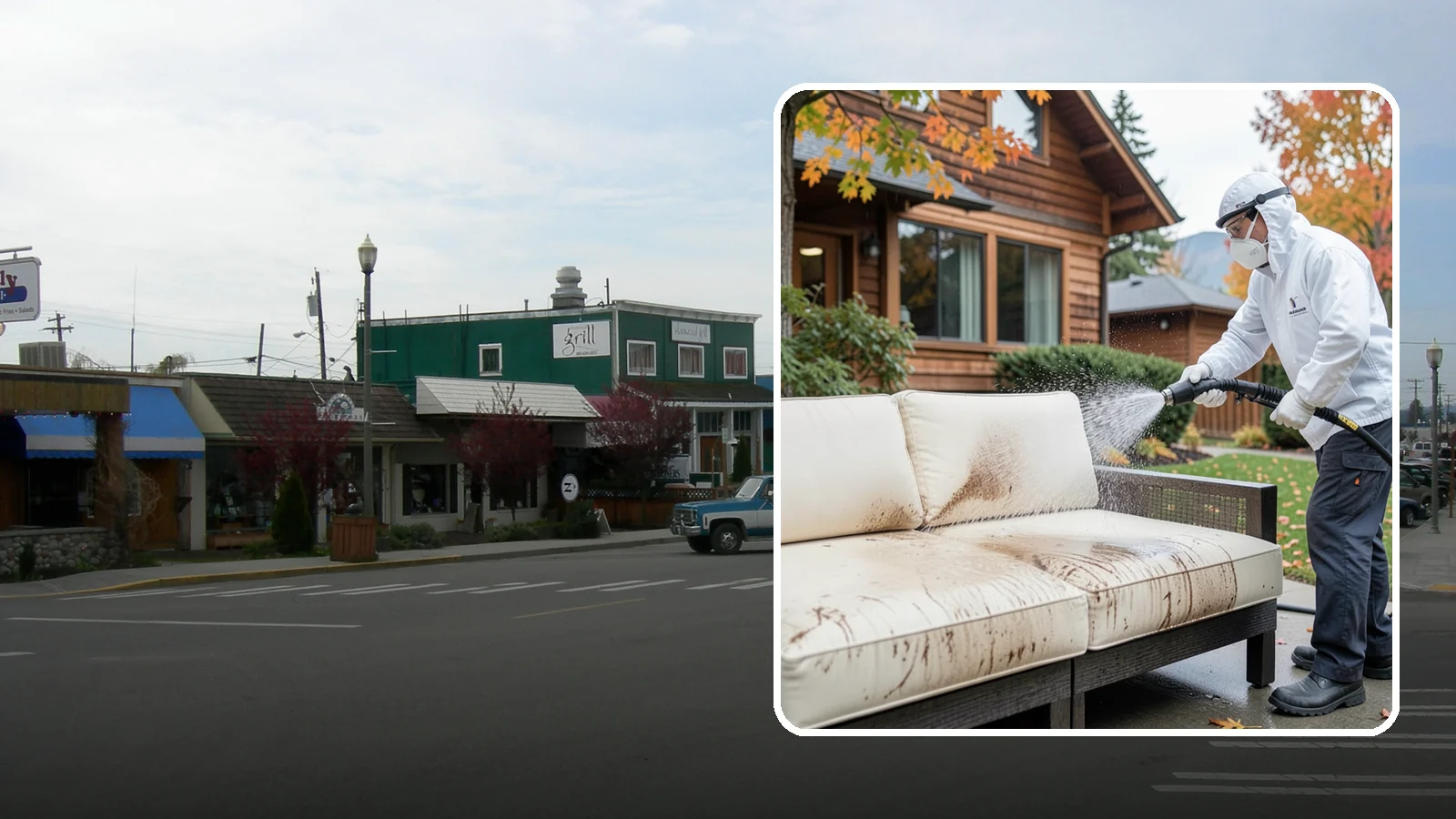 Outdoor Cushion Cleaning in Stanwood, Snohomish County, WA - We wash, sanitize, and dry outdoor cushions to pull out the mustiness that settles in during long PNW wet seasons.