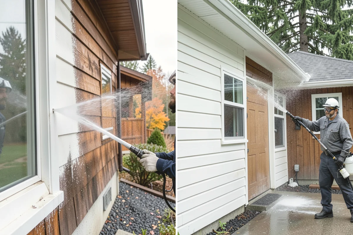 Outdoor Cushion Cleaning in Tacoma, Pierce County, WA - Vacuum loose debris and pretreat visible mildew spots
