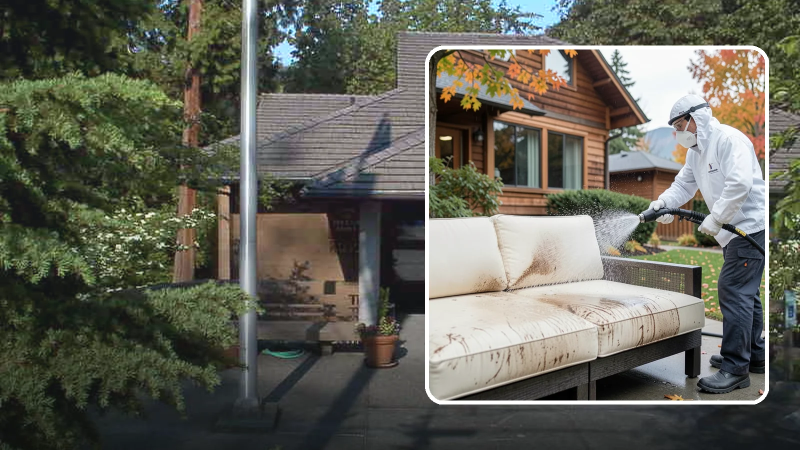 Outdoor Cushion Cleaning in Yarrow Point, King County, WA - We wash, sanitize, and dry outdoor cushions to pull out the mustiness that settles in during long PNW wet seasons.