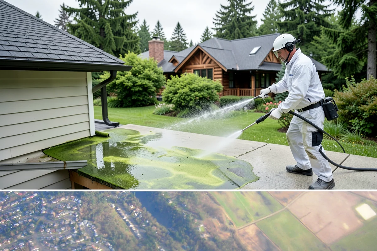 Outdoor Fireplace Cleaning in Algona, King County, WA - Spring cleaning readies the fireplace for summer evenings, and a dry day helps the masonry treatments work fully.