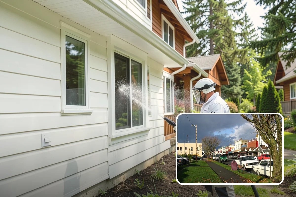 Outdoor Fireplace Cleaning in Arlington, Snohomish County, WA - Lifts soot and smoke staining from the masonry face