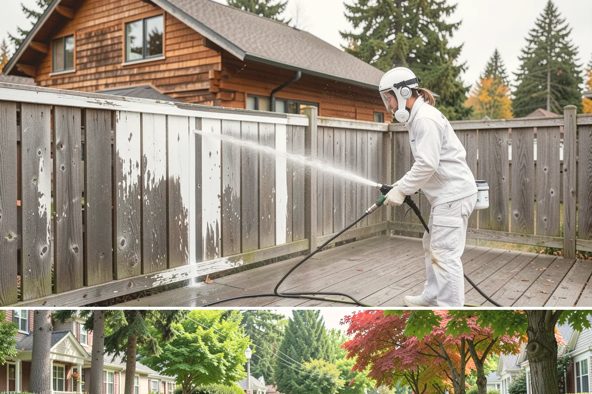 Outdoor Fireplace Cleaning in Beaux Arts Village, King County, WA - Spring cleaning readies the fireplace for summer evenings, and a dry day helps the masonry treatments work fully.