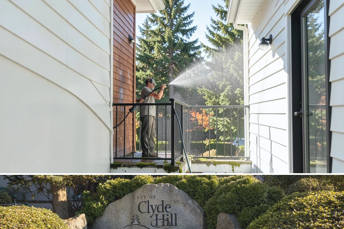 Outdoor Fireplace Cleaning in Clyde Hill, King County, WA - Spring cleaning readies the fireplace for summer evenings, and a dry day helps the masonry treatments work fully.