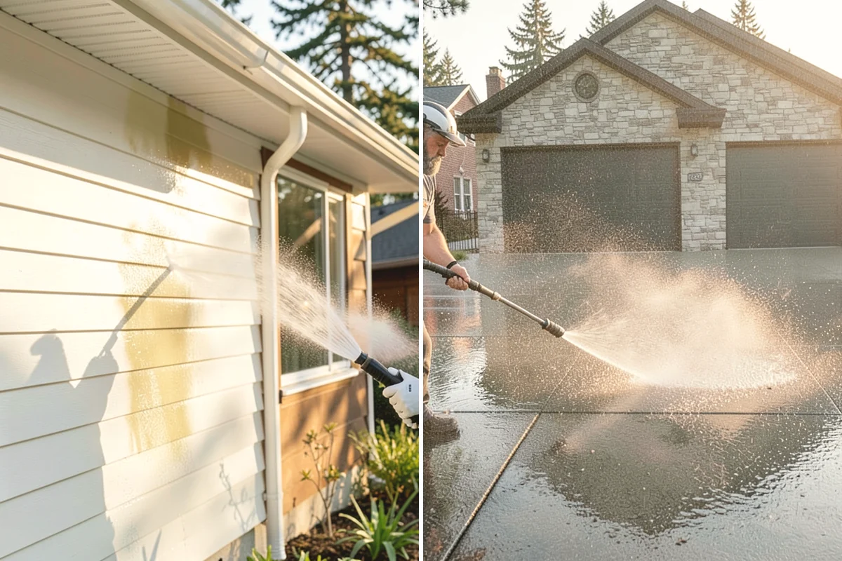 Outdoor Fireplace Cleaning in Covington, King County, WA - Clear ash and loose debris from the firebox area