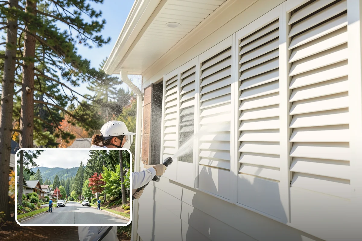 Outdoor Fireplace Cleaning in Darrington, Snohomish County, WA - Lifts soot and smoke staining from the masonry face