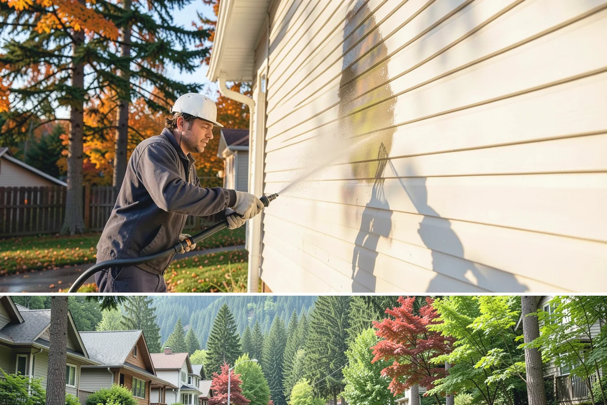 Outdoor Fireplace Cleaning in Darrington, Snohomish County, WA - Spring cleaning readies the fireplace for summer evenings, and a dry day helps the masonry treatments work fully.