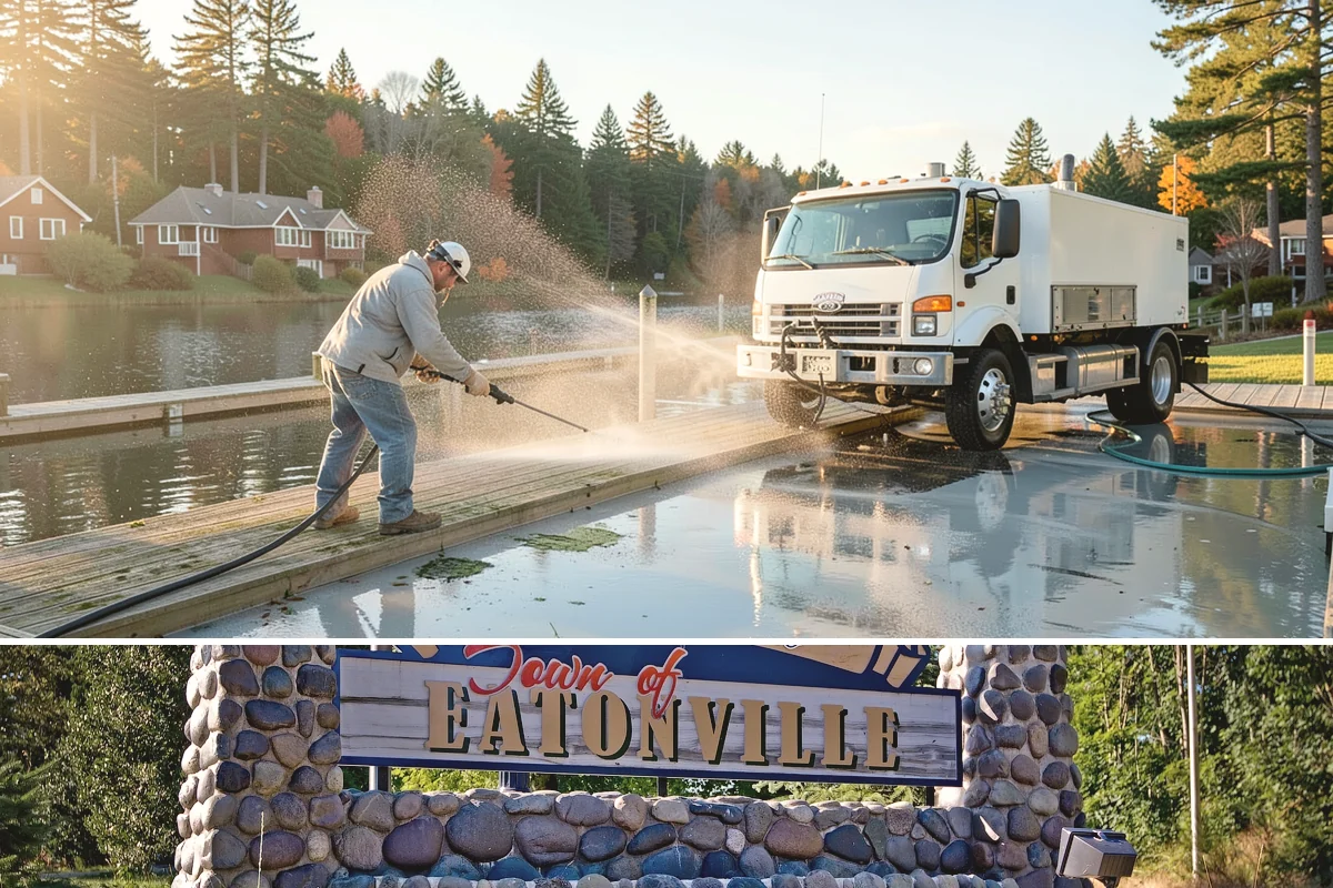 Outdoor Fireplace Cleaning in Eatonville, Pierce County, WA - Spring cleaning readies the fireplace for summer evenings, and a dry day helps the masonry treatments work fully.
