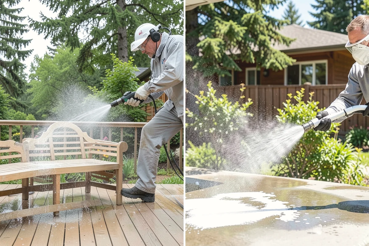 Outdoor Fireplace Cleaning in Edgewood, Pierce County, WA - Clear ash and loose debris from the firebox area