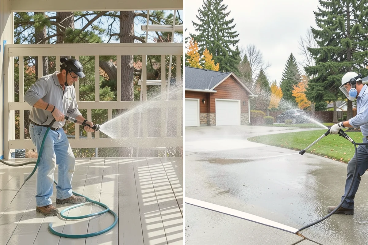Outdoor Fireplace Cleaning in Fife, Pierce County, WA - Clear ash and loose debris from the firebox area