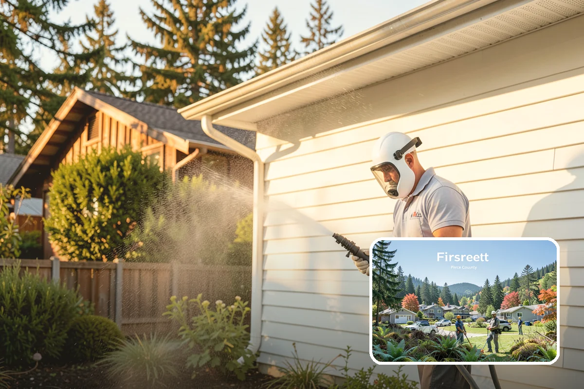 Outdoor Fireplace Cleaning in Fircrest, Pierce County, WA - Lifts soot and smoke staining from the masonry face