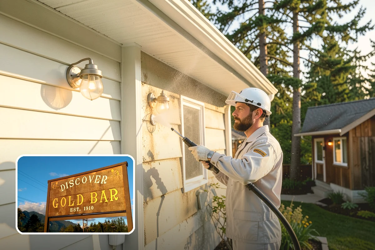 Outdoor Fireplace Cleaning in Gold Bar, Snohomish County, WA - Lifts soot and smoke staining from the masonry face