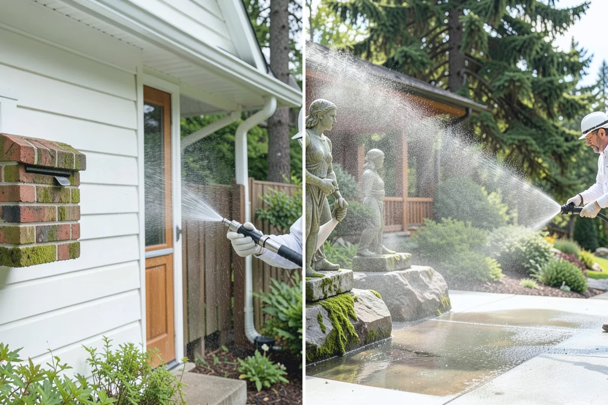 Outdoor Fireplace Cleaning in Gold Bar, Snohomish County, WA - Clear ash and loose debris from the firebox area