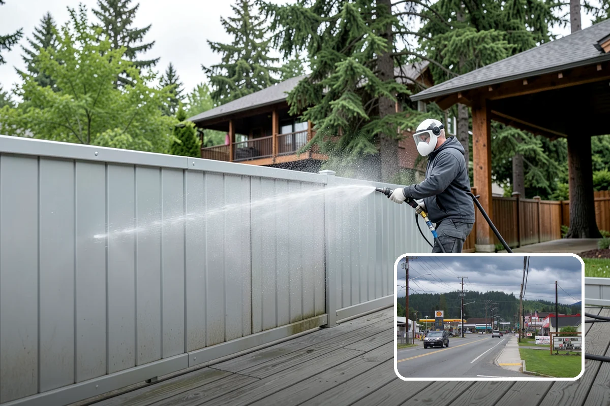 Outdoor Fireplace Cleaning in Granite Falls, Snohomish County, WA - Lifts soot and smoke staining from the masonry face