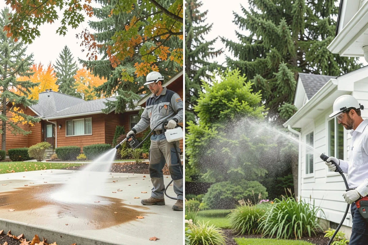 Outdoor Fireplace Cleaning in Kent, King County, WA - Clear ash and loose debris from the firebox area