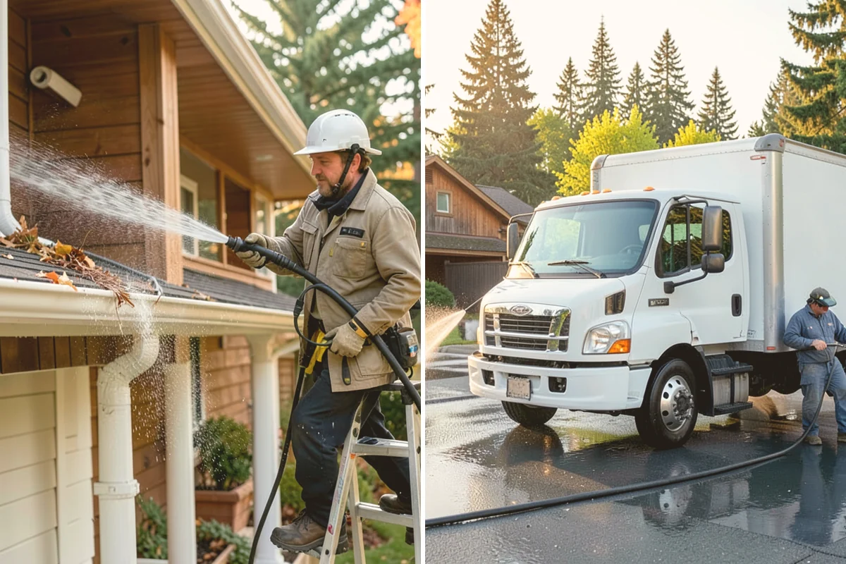 Outdoor Fireplace Cleaning in Langley, Island County, WA - Clear ash and loose debris from the firebox area
