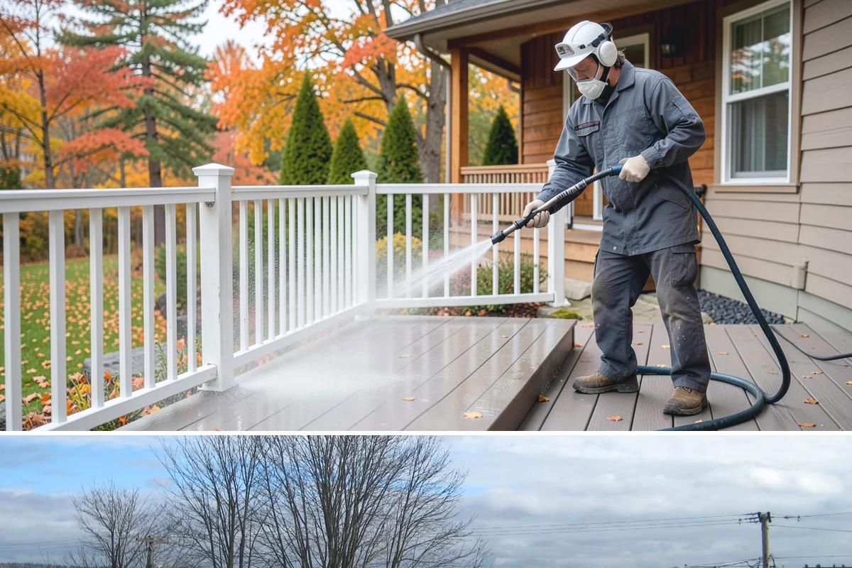Outdoor Fireplace Cleaning in Langley, Island County, WA - Spring cleaning readies the fireplace for summer evenings, and a dry day helps the masonry treatments work fully.