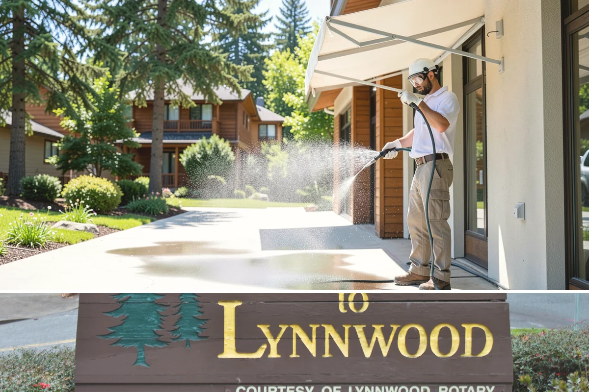 Outdoor Fireplace Cleaning in Lynnwood, Snohomish County, WA - Spring cleaning readies the fireplace for summer evenings, and a dry day helps the masonry treatments work fully.