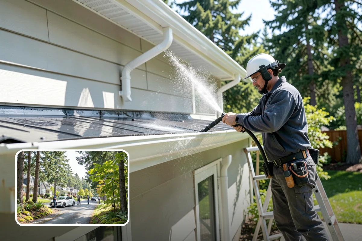 Outdoor Fireplace Cleaning in Normandy Park, King County, WA - Lifts soot and smoke staining from the masonry face