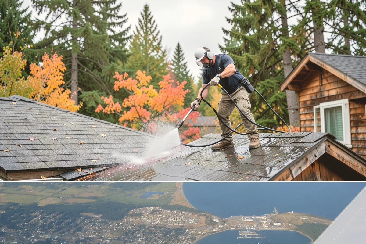 Outdoor Fireplace Cleaning in Oak Harbor, Island County, WA - Spring cleaning readies the fireplace for summer evenings, and a dry day helps the masonry treatments work fully.