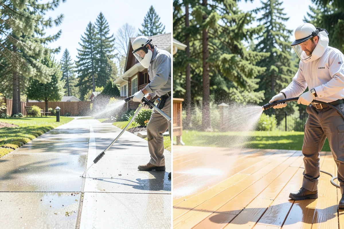 Outdoor Fireplace Cleaning in Redmond, King County, WA - Clear ash and loose debris from the firebox area