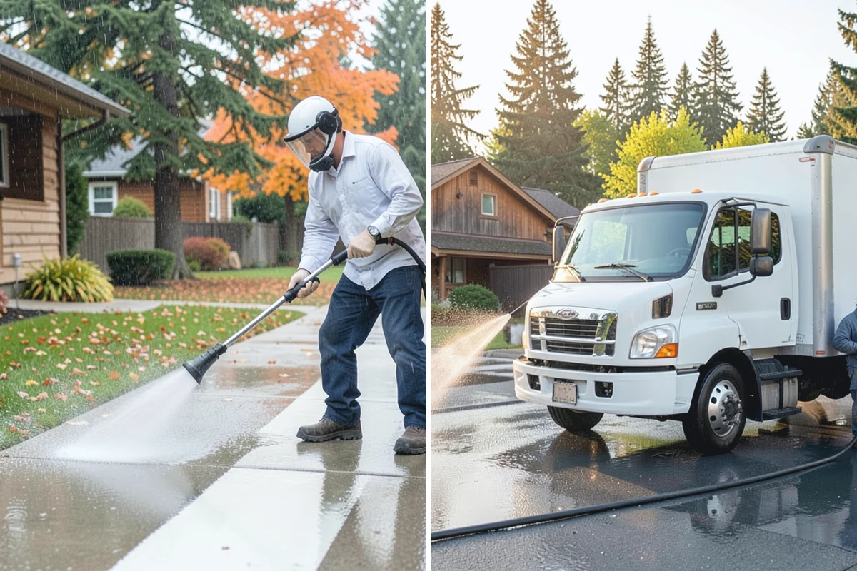Outdoor Fireplace Cleaning in Renton, King County, WA - Clear ash and loose debris from the firebox area