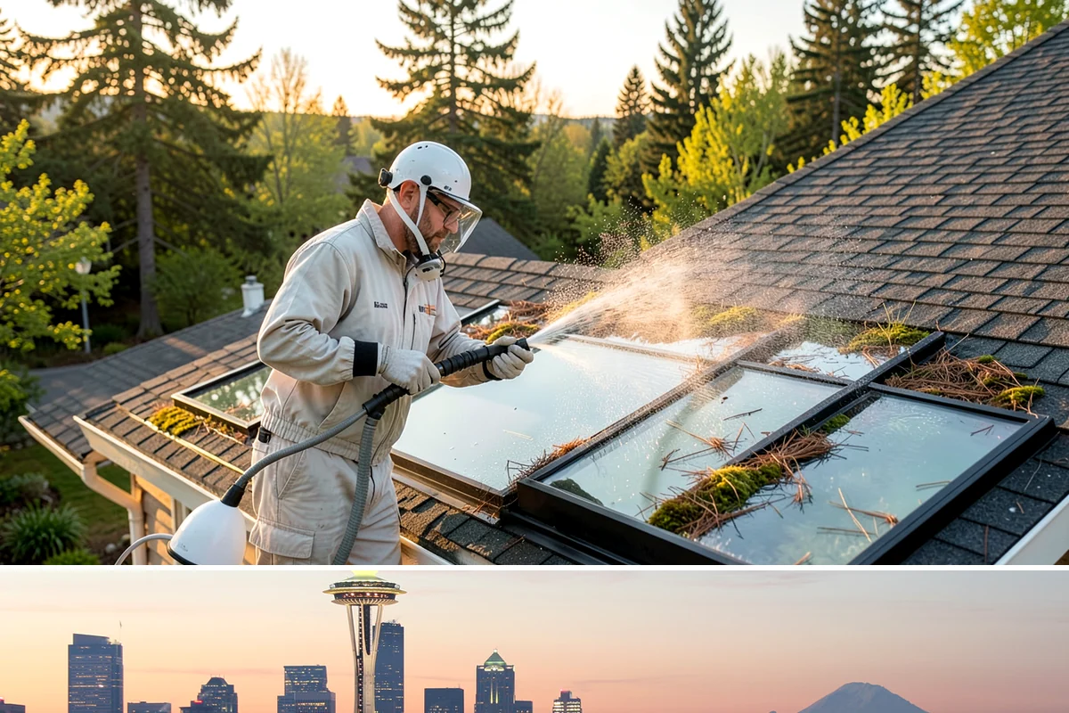 Outdoor Fireplace Cleaning in Seattle, King County, WA - Spring cleaning readies the fireplace for summer evenings, and a dry day helps the masonry treatments work fully.