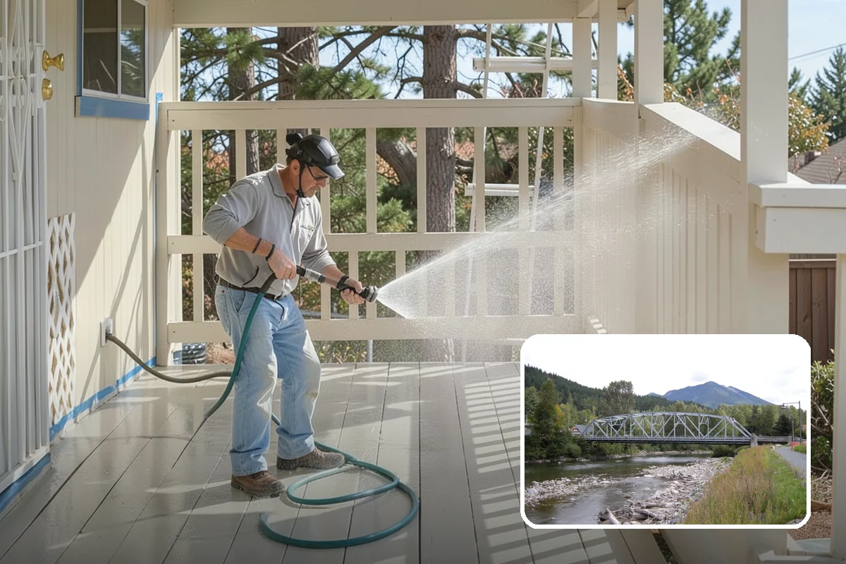 Outdoor Fireplace Cleaning in Skykomish, King County, WA - Lifts soot and smoke staining from the masonry face