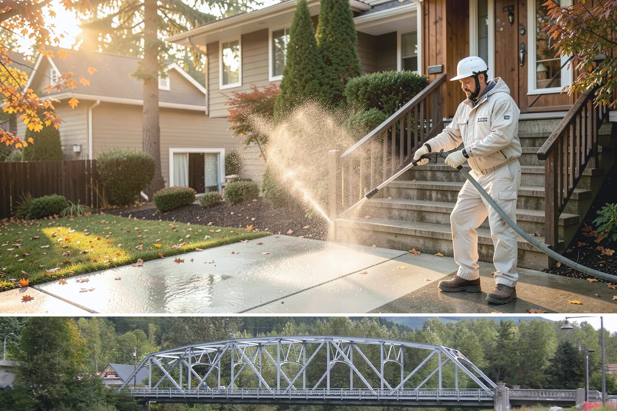 Outdoor Fireplace Cleaning in Skykomish, King County, WA - Spring cleaning readies the fireplace for summer evenings, and a dry day helps the masonry treatments work fully.
