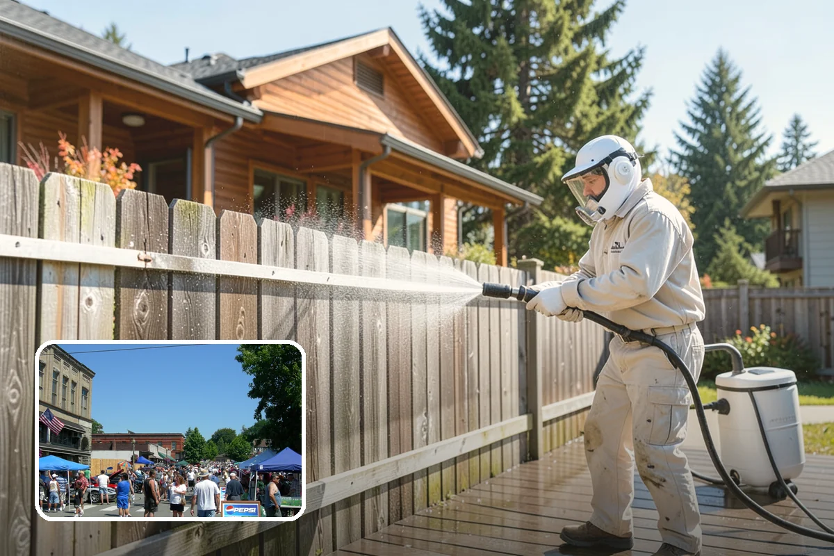 Outdoor Fireplace Cleaning in Snohomish, Snohomish County, WA - Lifts soot and smoke staining from the masonry face