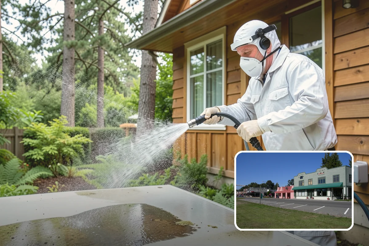 Outdoor Fireplace Cleaning in Snoqualmie, King County, WA - Lifts soot and smoke staining from the masonry face