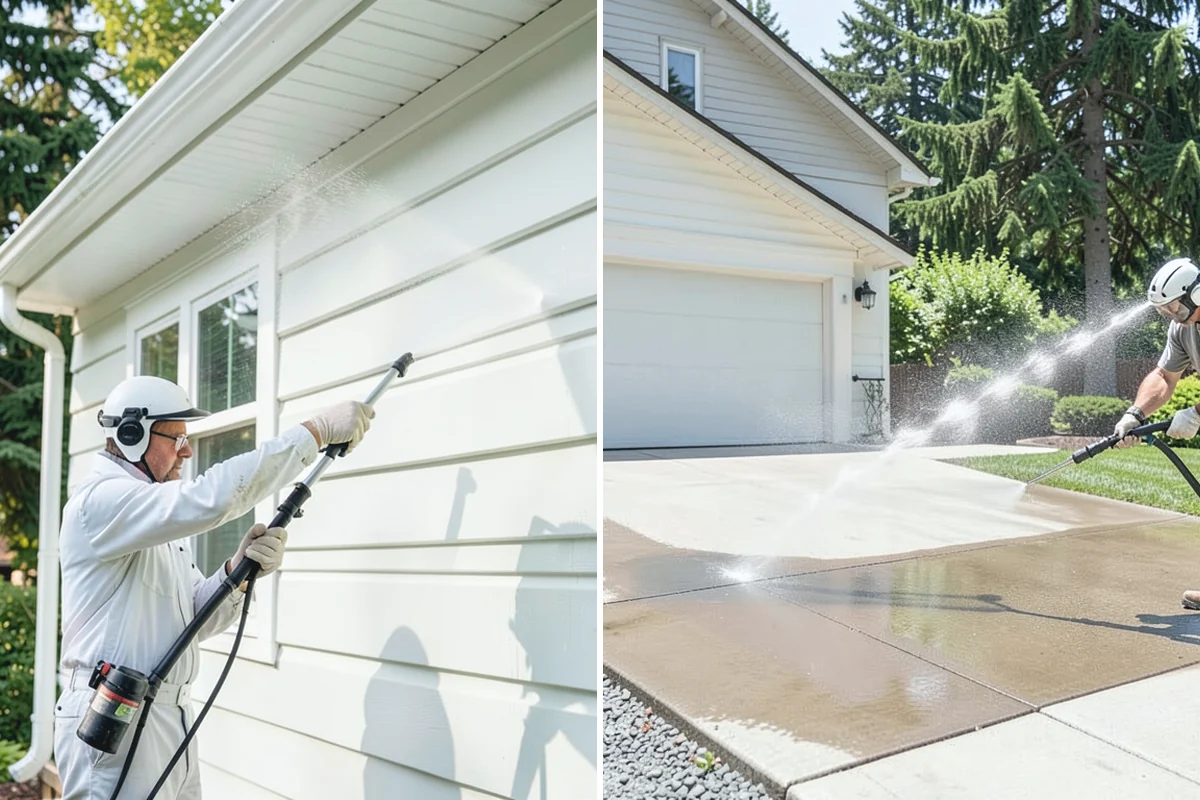 Outdoor Fireplace Cleaning in Wilkeson, Pierce County, WA - Clear ash and loose debris from the firebox area
