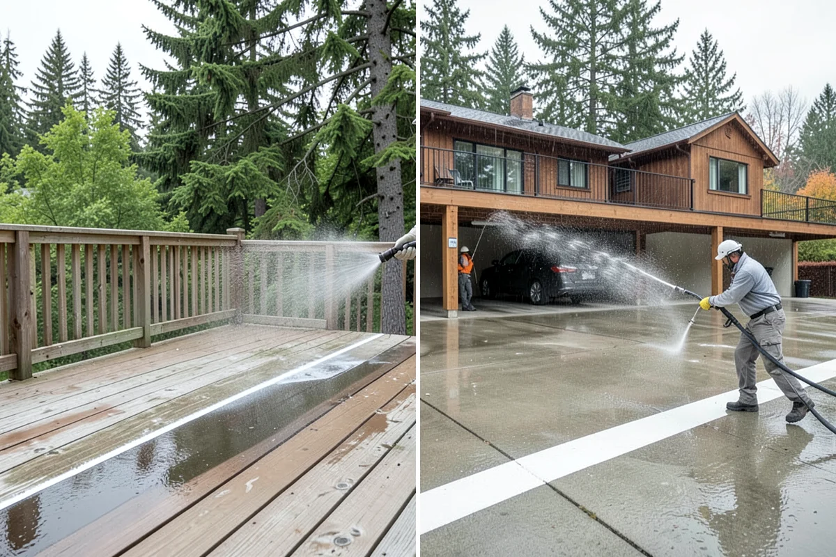 Outdoor Kitchen Appliance Cleaning in Arlington, Snohomish County, WA - Cover electrical and control panels before cleaning