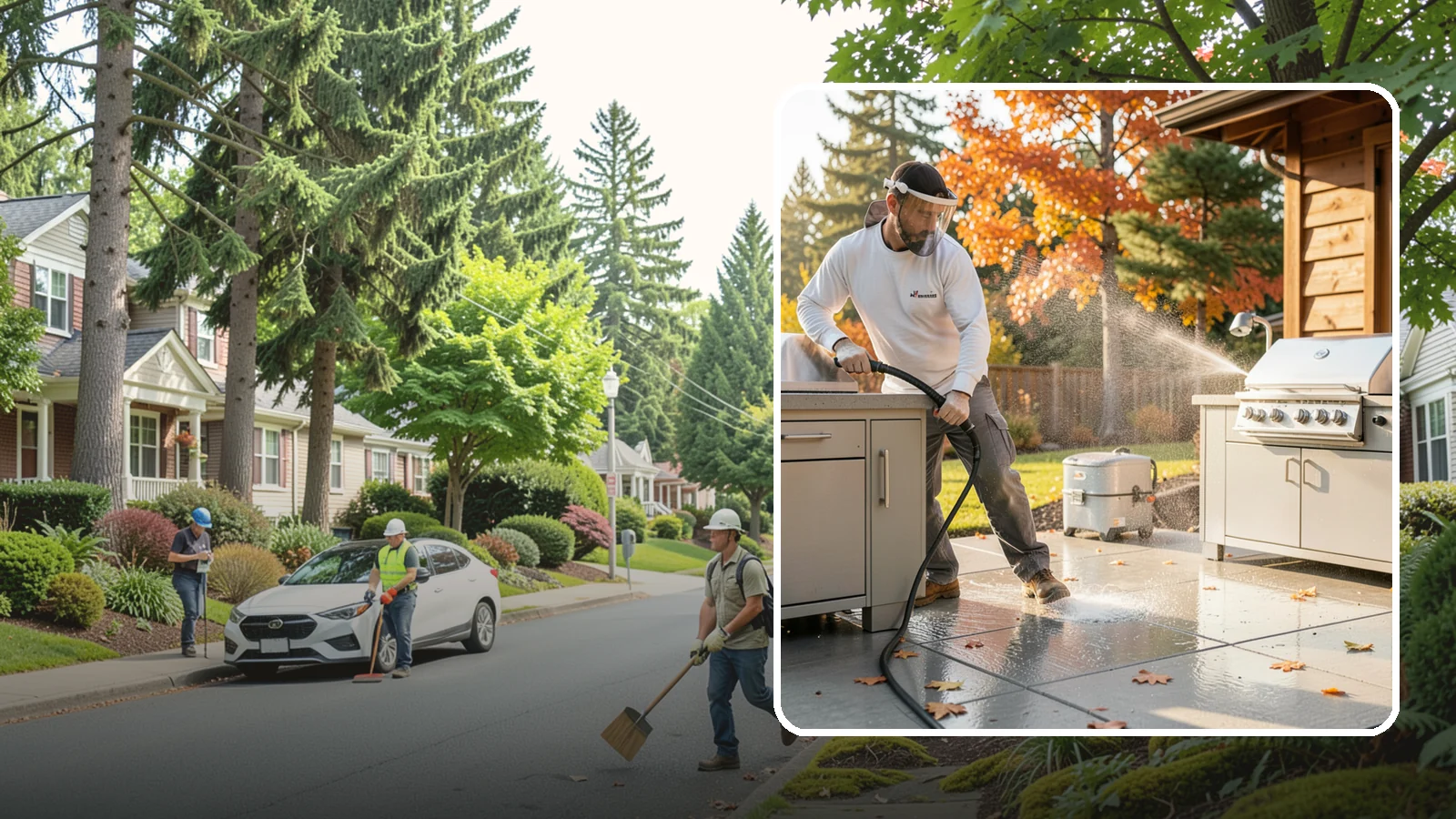 Outdoor Kitchen Appliance Cleaning in Beaux Arts Village, King County, WA - We detail built-in outdoor refrigerators, sinks, and stainless cabinetry so your alfresco kitchen resists the corrosion PNW...
