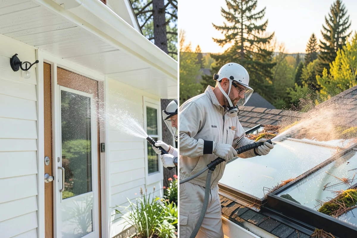 Outdoor Kitchen Appliance Cleaning in Beaux Arts Village, King County, WA - Cover electrical and control panels before cleaning