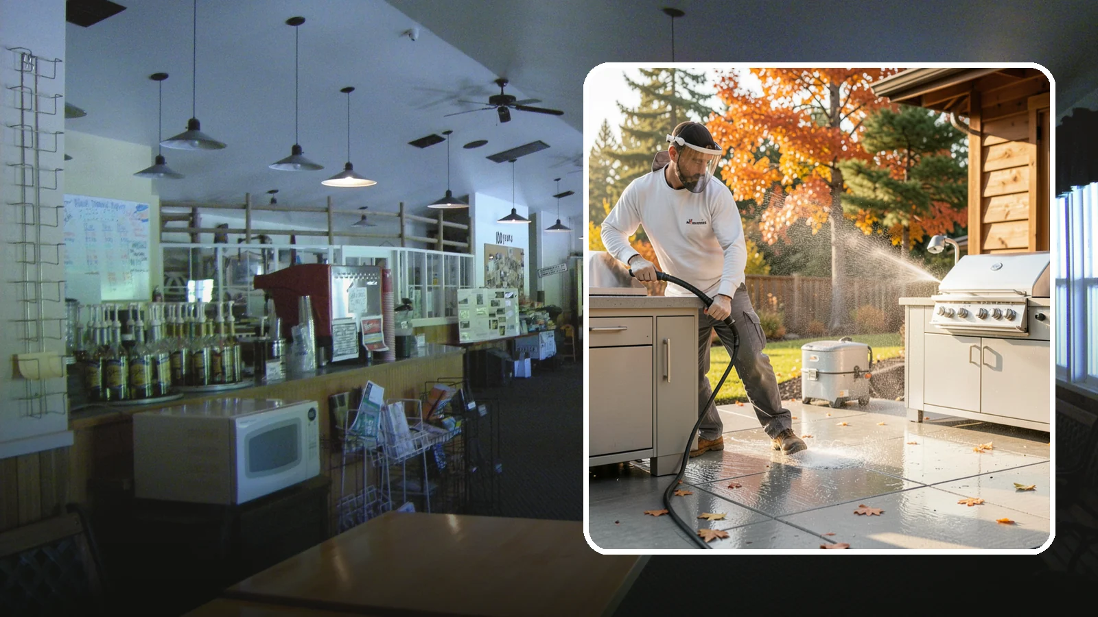Outdoor Kitchen Appliance Cleaning in Black Diamond, King County, WA - We detail built-in outdoor refrigerators, sinks, and stainless cabinetry so your alfresco kitchen resists the corrosion PNW...