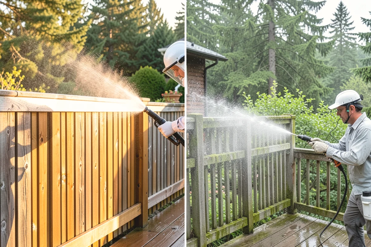Outdoor Kitchen Appliance Cleaning in Covington, King County, WA - Cover electrical and control panels before cleaning