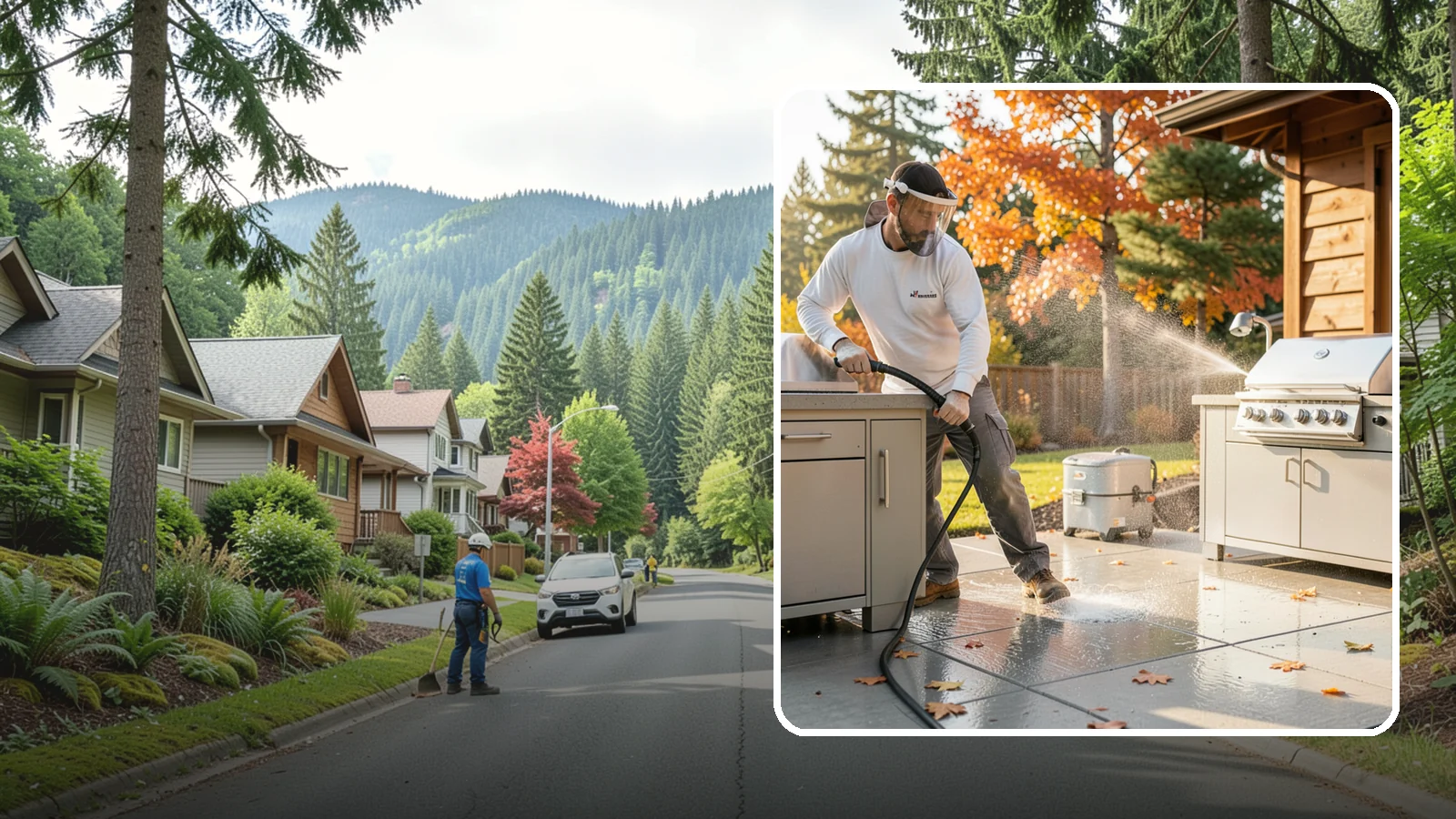 Outdoor Kitchen Appliance Cleaning in Darrington, Snohomish County, WA - We detail built-in outdoor refrigerators, sinks, and stainless cabinetry so your alfresco kitchen resists the corrosion PNW...