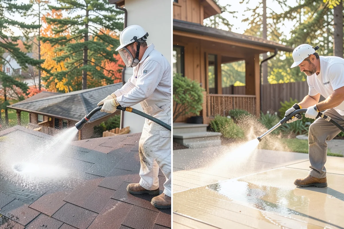 Outdoor Kitchen Appliance Cleaning in Des Moines, King County, WA - Cover electrical and control panels before cleaning