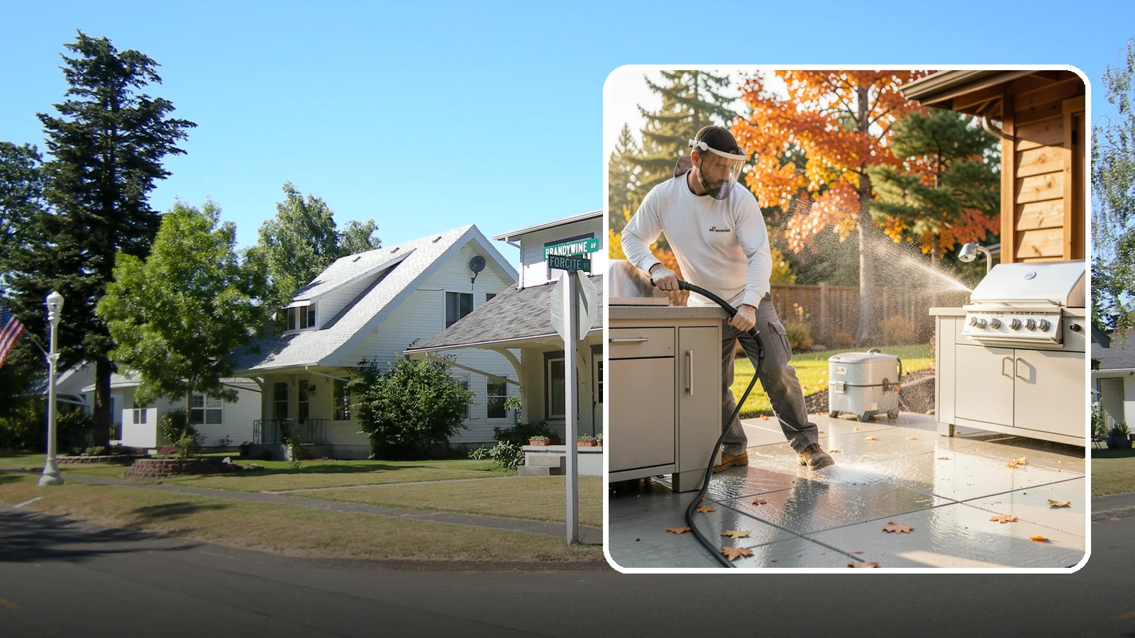 Outdoor Kitchen Appliance Cleaning in DuPont, Pierce County, WA - We detail built-in outdoor refrigerators, sinks, and stainless cabinetry so your alfresco kitchen resists the corrosion PNW...