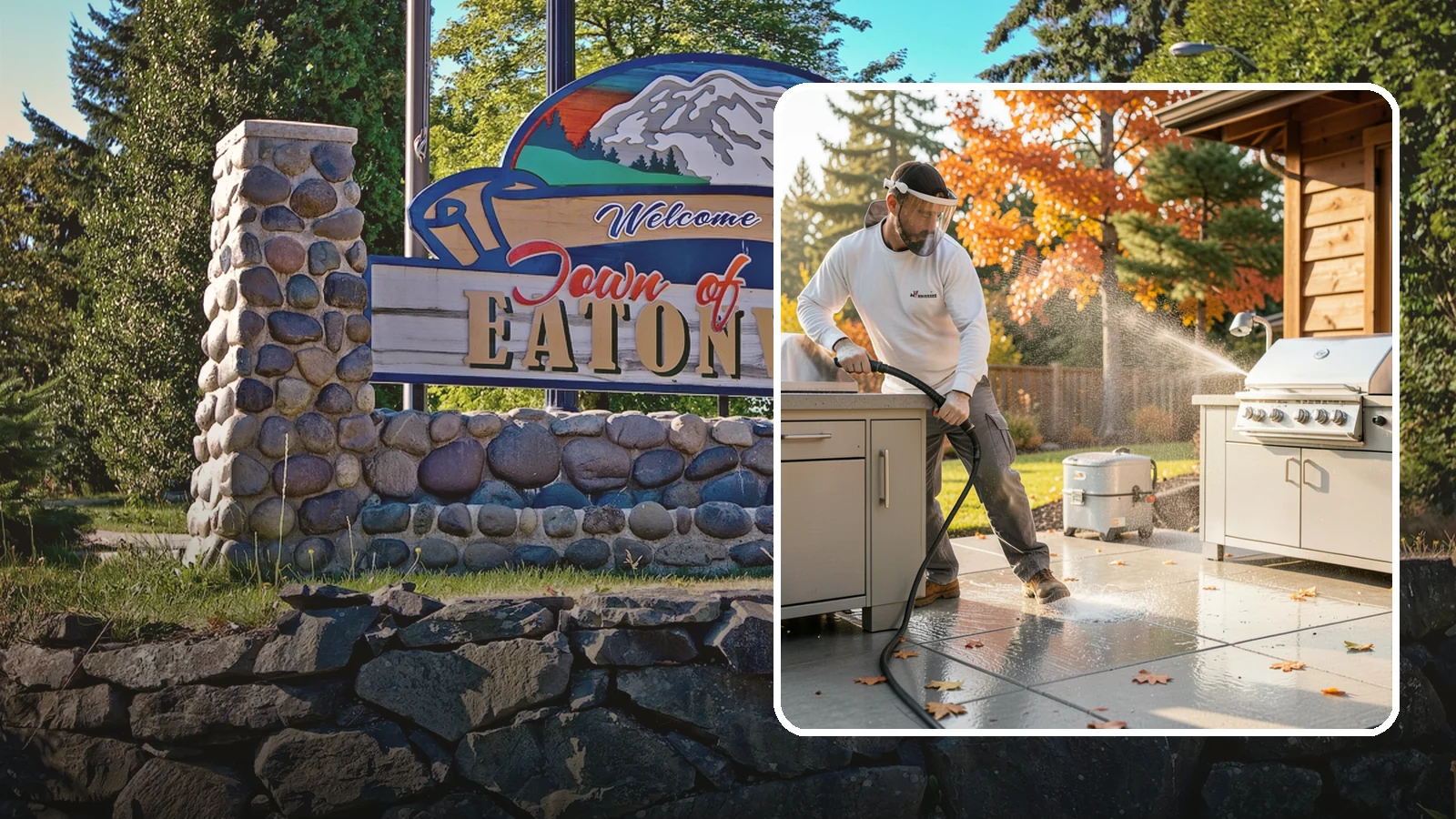 Outdoor Kitchen Appliance Cleaning in Eatonville, Pierce County, WA - We detail built-in outdoor refrigerators, sinks, and stainless cabinetry so your alfresco kitchen resists the corrosion PNW...