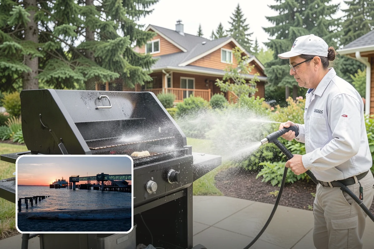 Outdoor Kitchen Appliance Cleaning in Edmonds, Snohomish County, WA - Slows stainless pitting driven by damp marine air