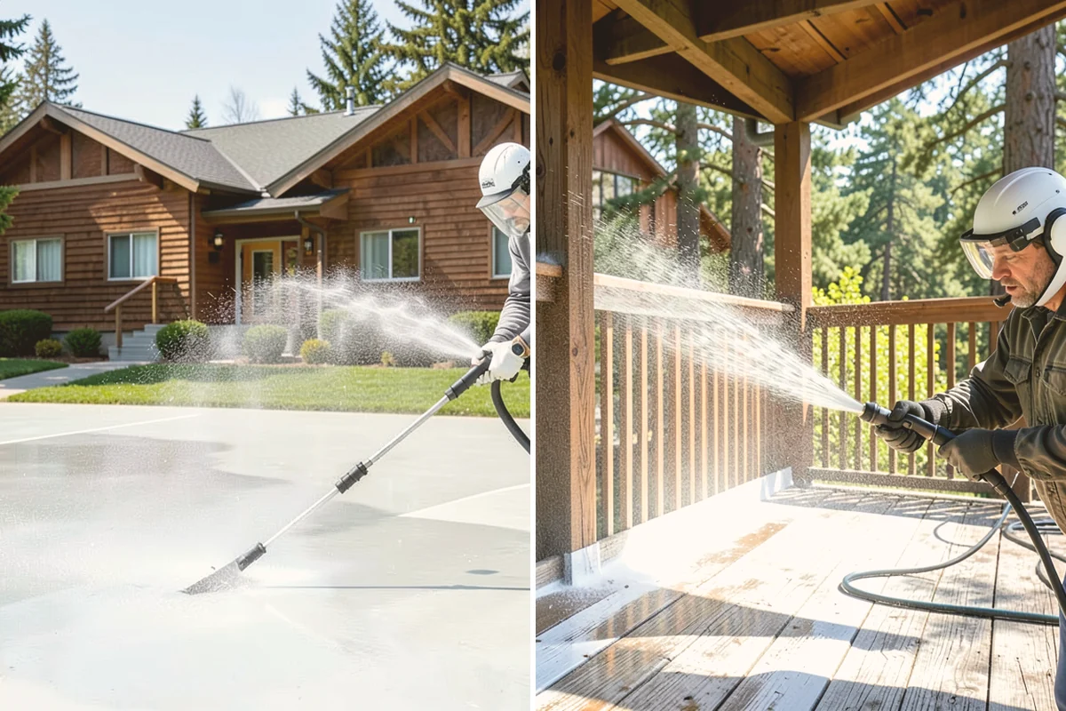 Outdoor Kitchen Appliance Cleaning in Fife, Pierce County, WA - Cover electrical and control panels before cleaning