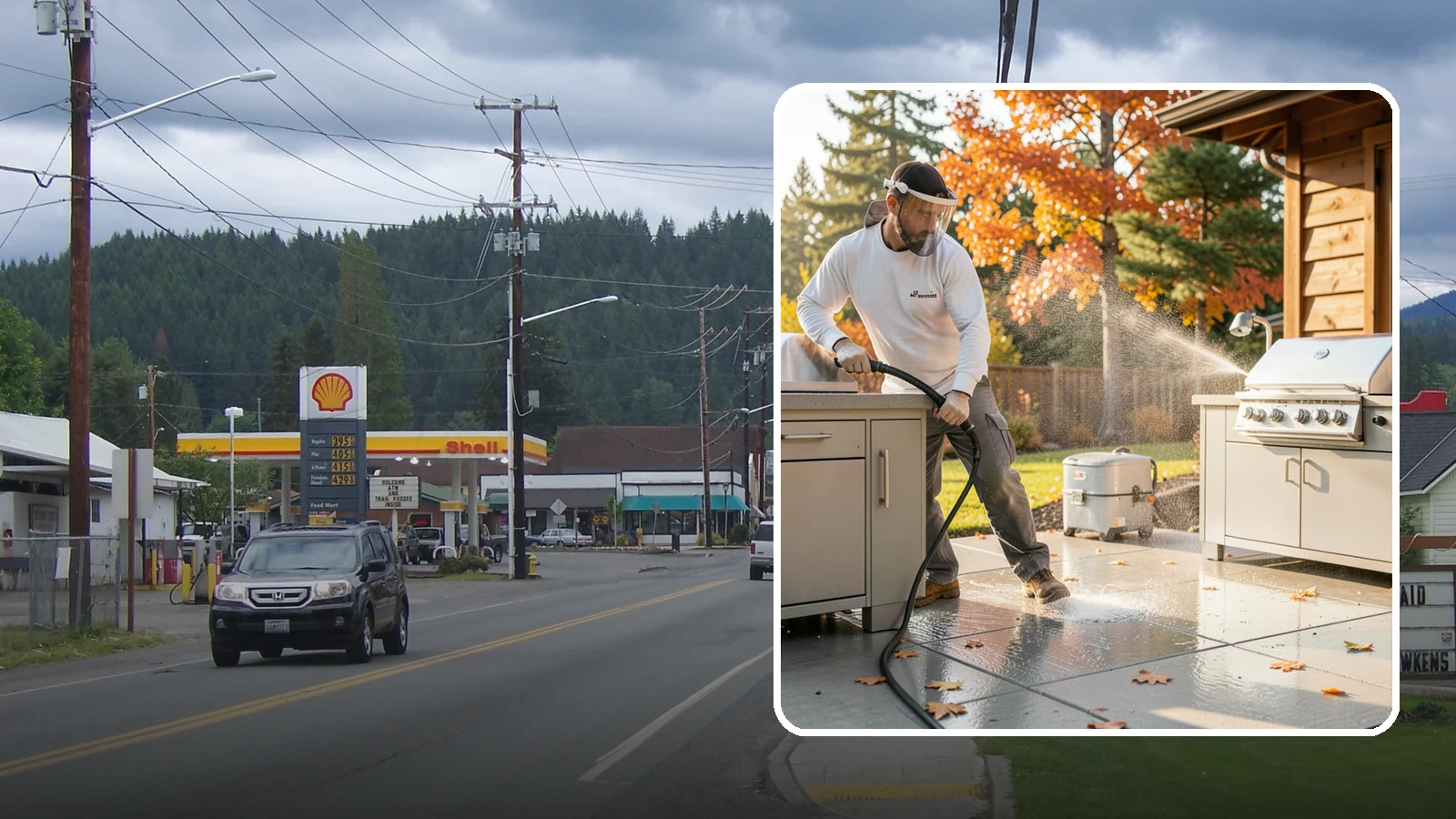Outdoor Kitchen Appliance Cleaning in Granite Falls, Snohomish County, WA - We detail built-in outdoor refrigerators, sinks, and stainless cabinetry so your alfresco kitchen resists the corrosion PNW...