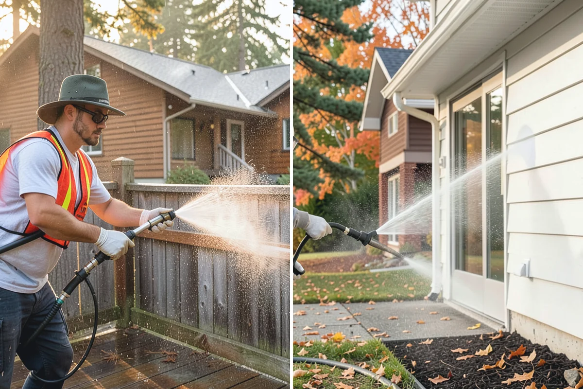 Outdoor Kitchen Appliance Cleaning in Hamilton, Skagit County, WA - Cover electrical and control panels before cleaning