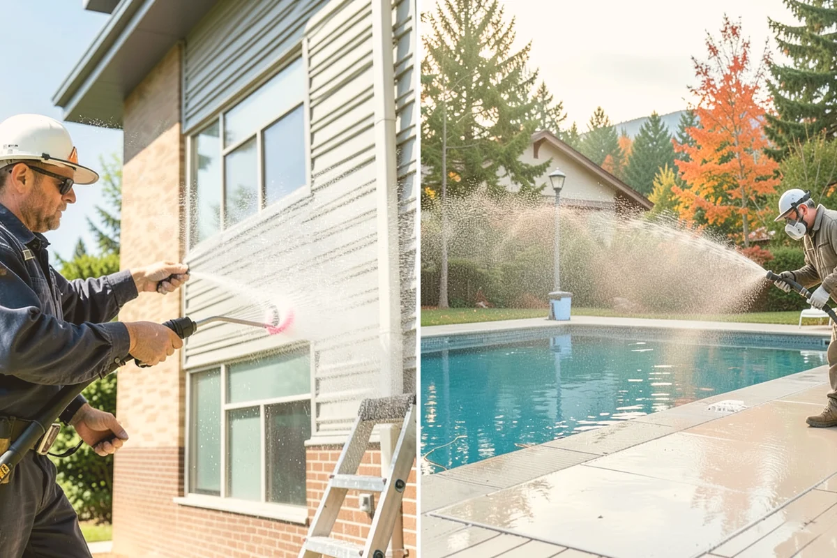 Outdoor Kitchen Appliance Cleaning in Index, Snohomish County, WA - Cover electrical and control panels before cleaning